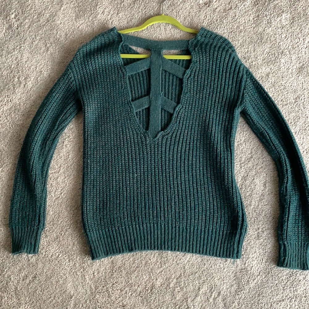 Dark green urban outfitters sweater